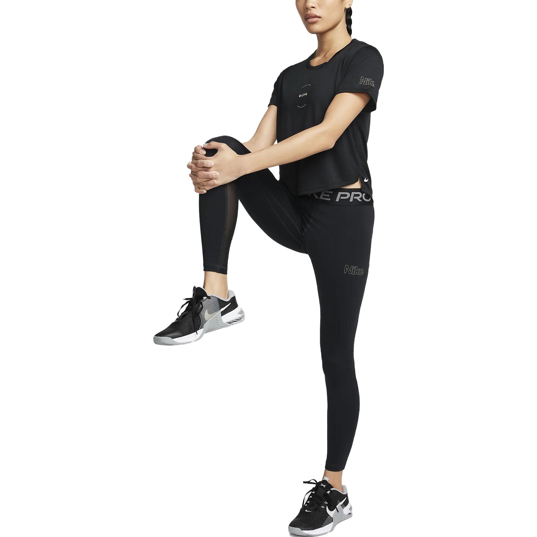 Штаны NIKE Черные Женские Спортивные Брюки - изображение 3
