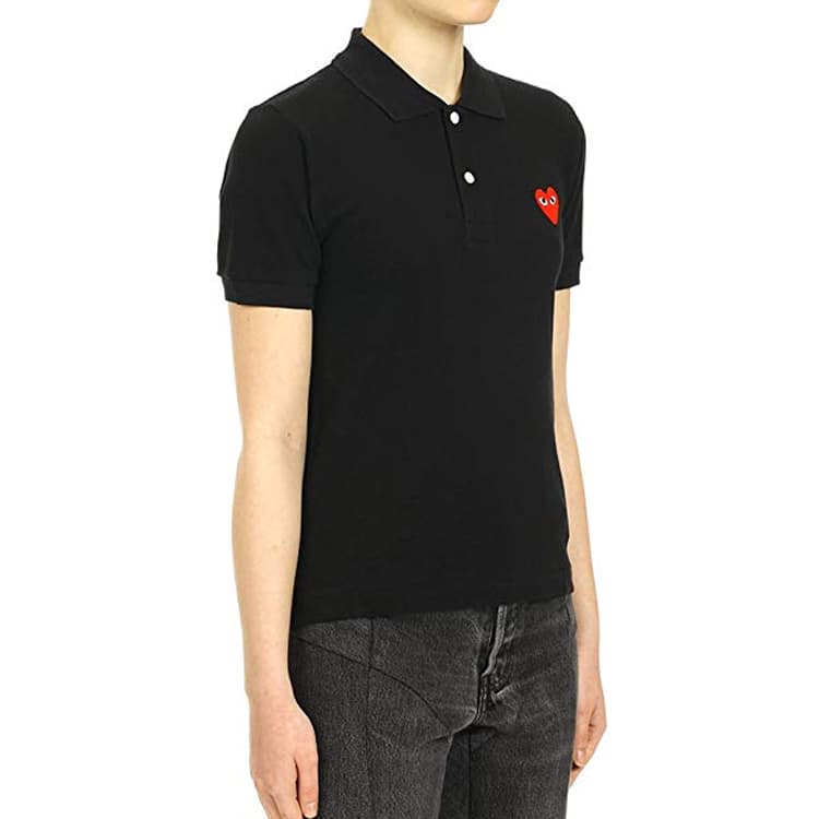 CDG Play Polo Shirt Black - изображение 4