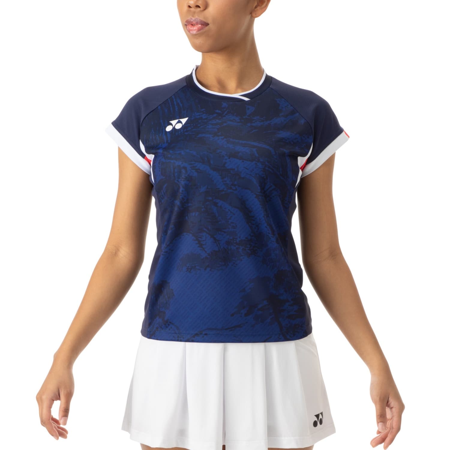 YONEX Badminton Olympic Collection SS24 Падел-бадминтон Джерси Женские Морские - изображение 2