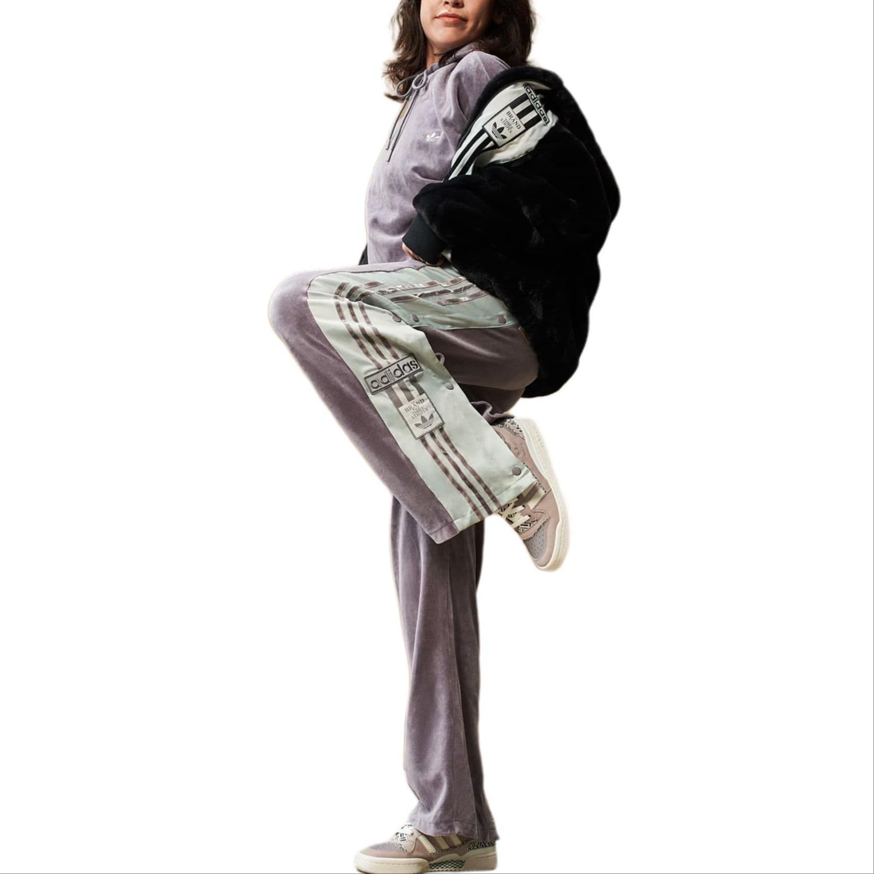 Куртка adidas originals Adibreak Fur Logo - изображение 2