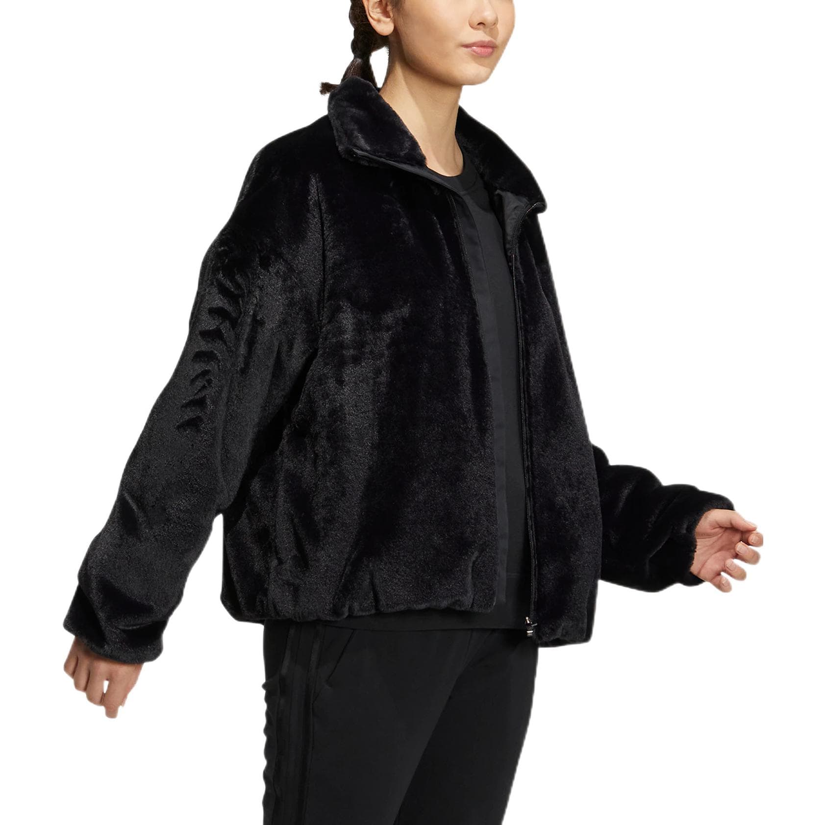 Куртка adidas Met Fur Jkt T1 Logo - изображение 4