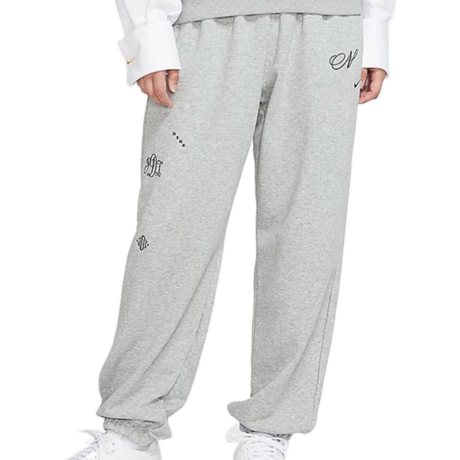 Штаны Nike Logo Waist Tie Knit Joggers Gray - изображение 4