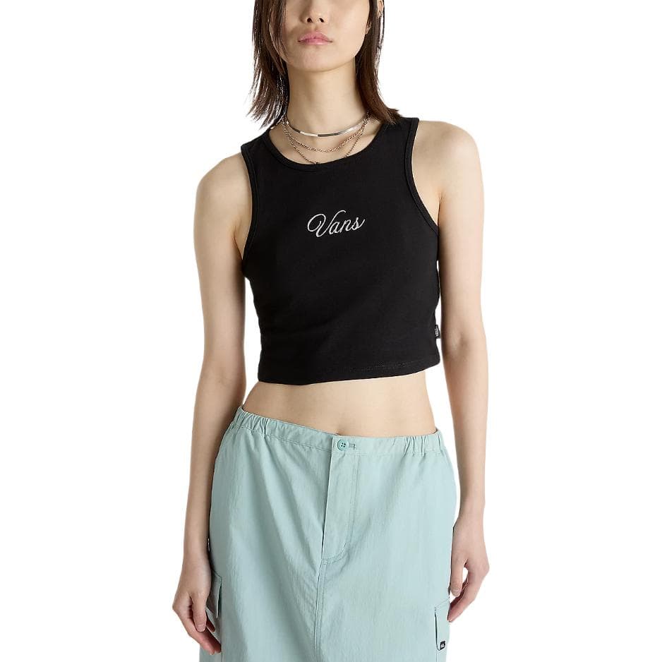 Майка Vans SMALL STAPLE FITTED CROP TANK - изображение 3