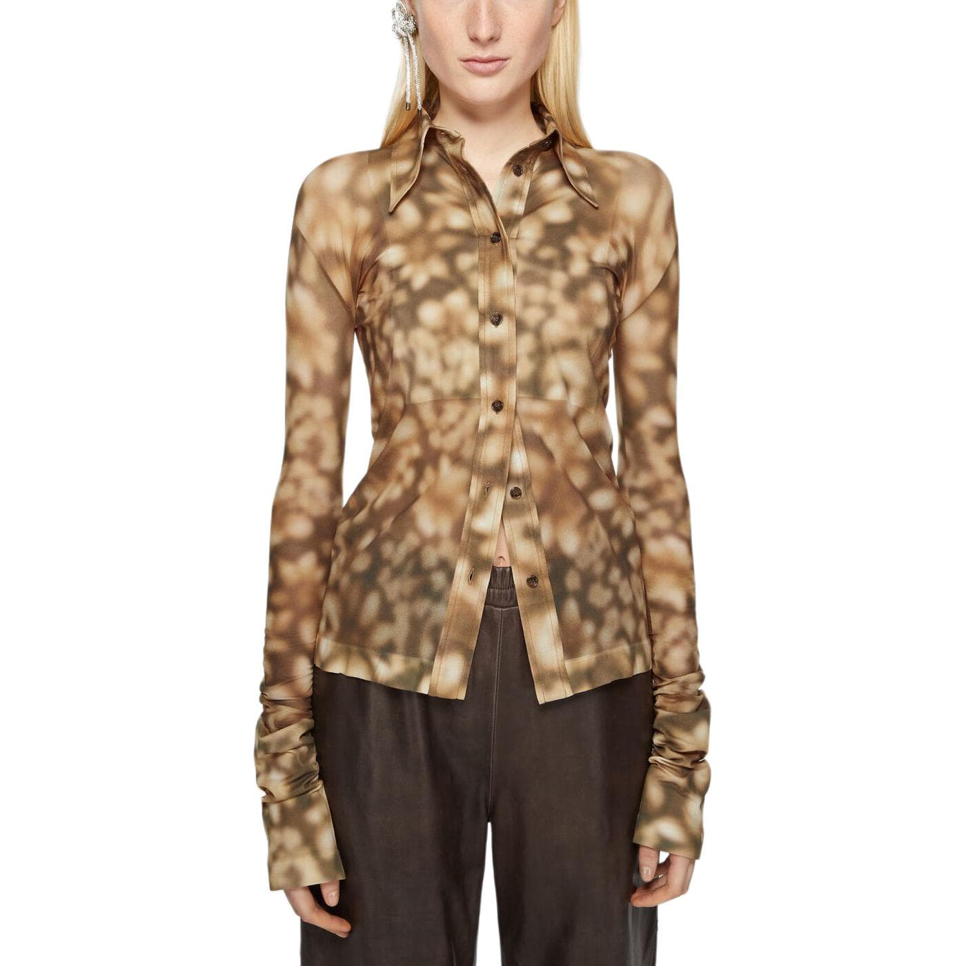 Блузка Acne Studios SS24 Print Shirt - изображение 2