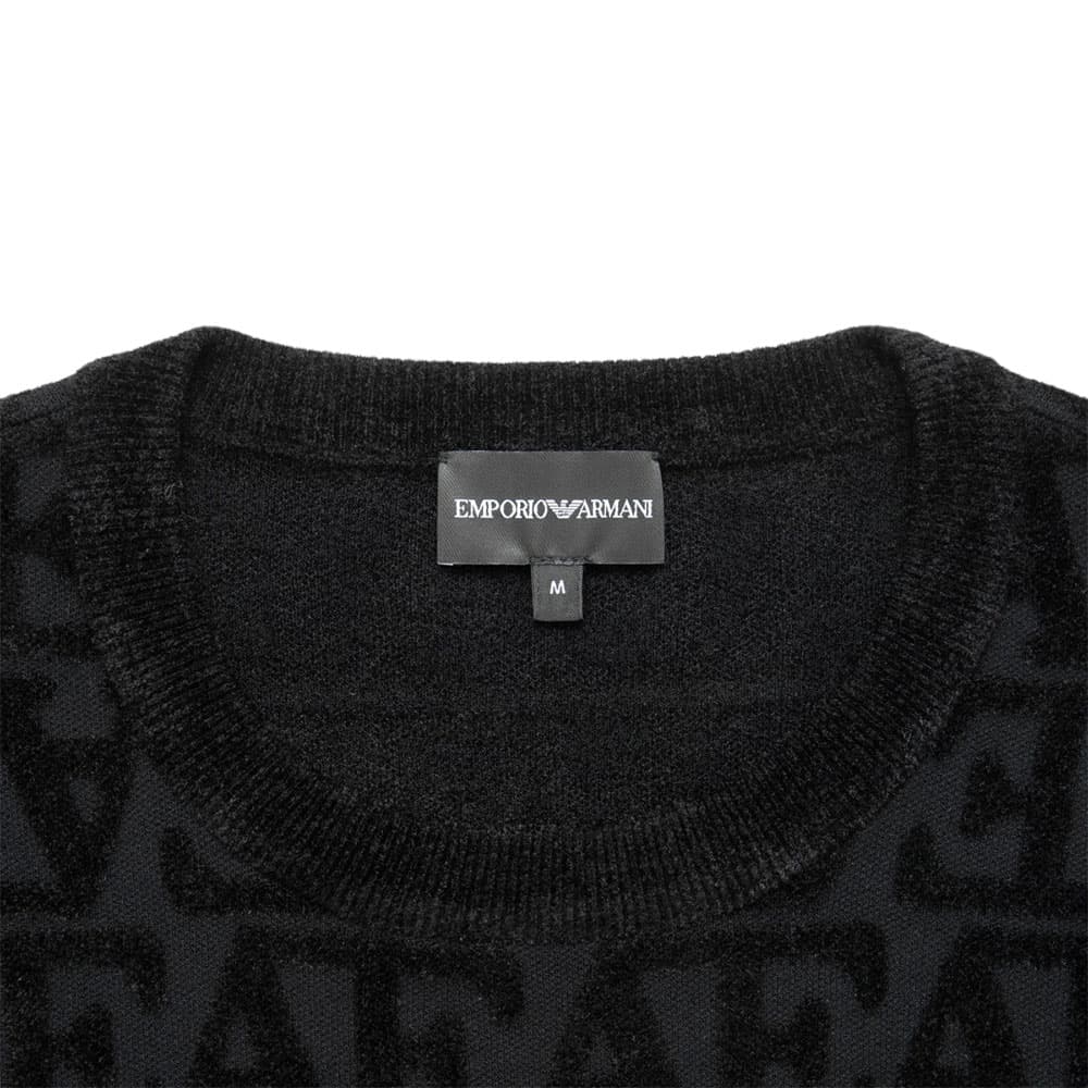 Кофта EMPORIO ARMANI FW24 Трикотаж Женский Черный - изображение 7
