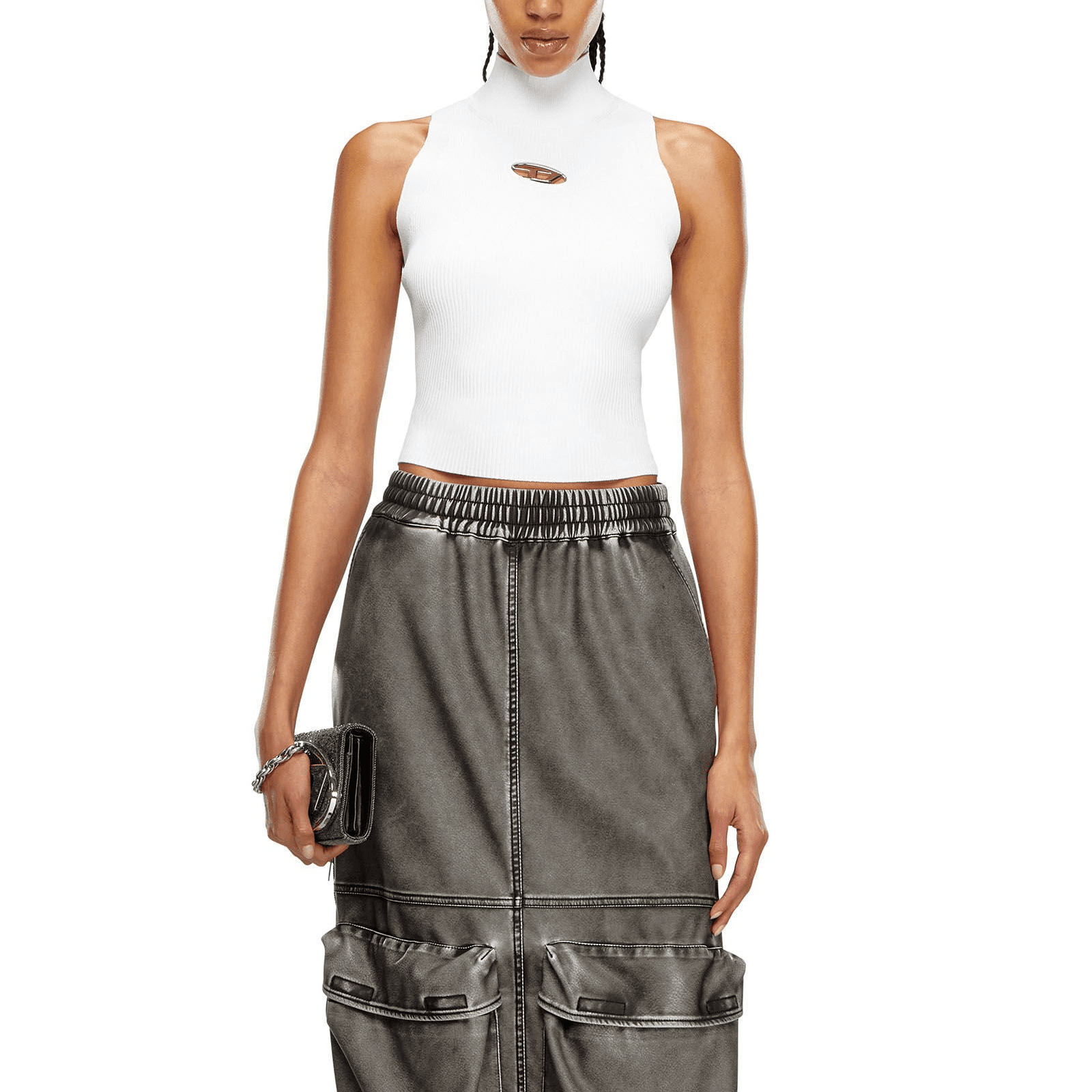 Майка DIESEL SS24 OVAL D Logo - изображение 2