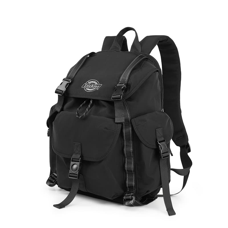 Рюкзак Dickies Полиэстер Рюкзак Унисекс Темно-Кофейный Серый Черный - изображение 2