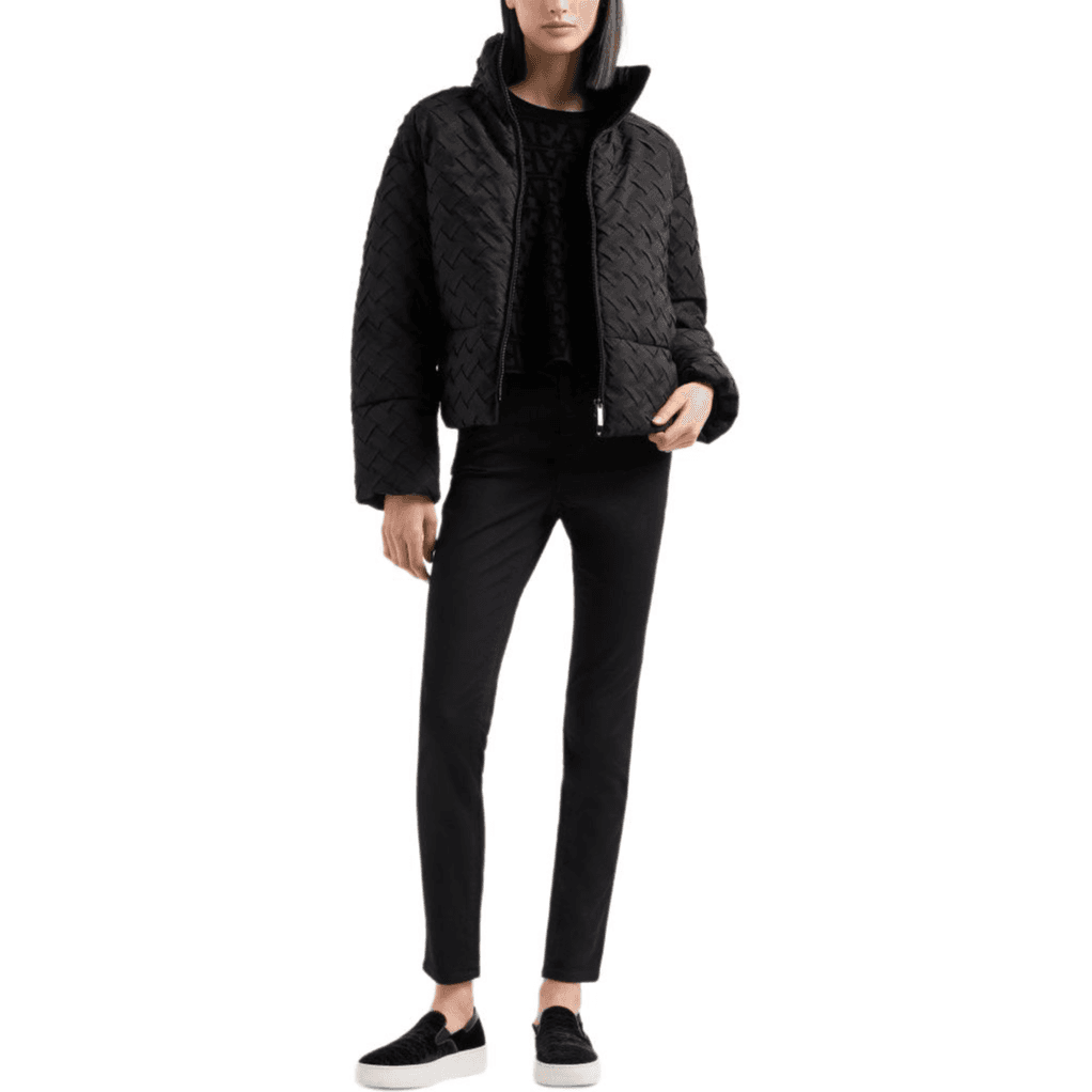 Кофта EMPORIO ARMANI FW24 Трикотаж Женский Черный - изображение 6
