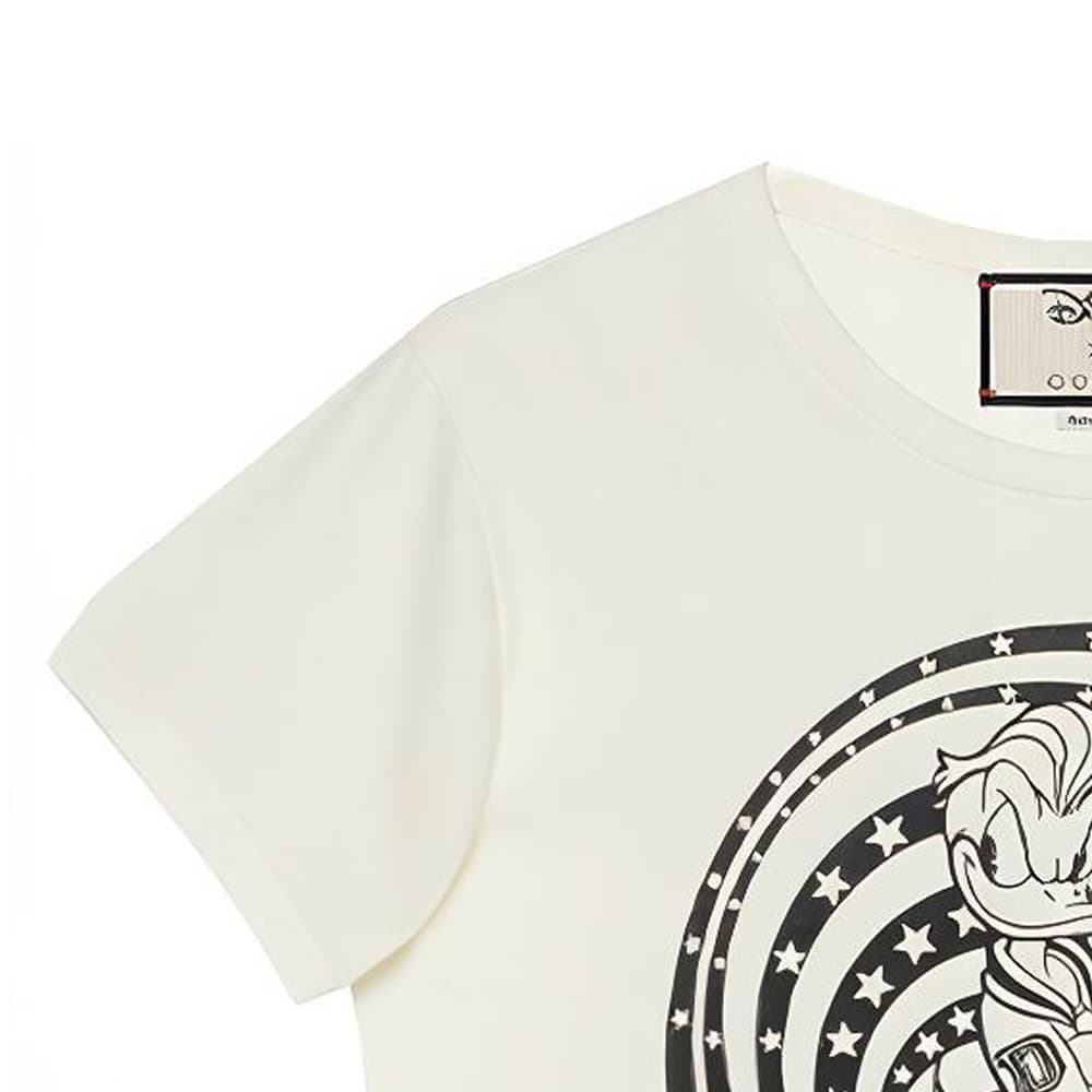 Футболка Gucci x Disney Donald Duck T-Shirt Beige - изображение 6