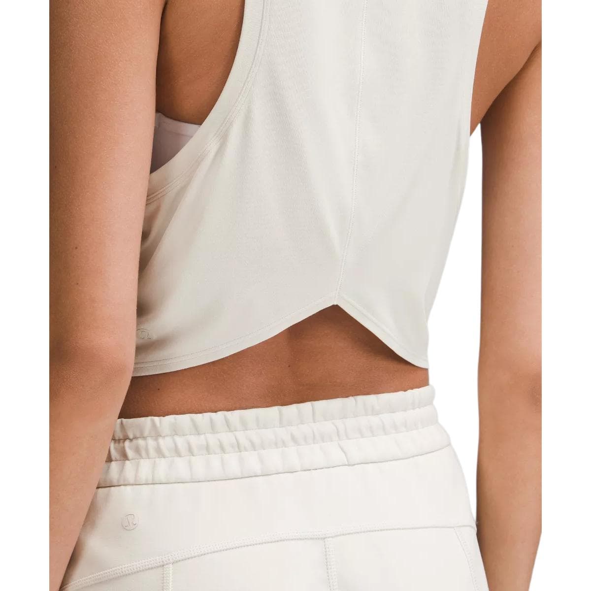 Майка Lululemon CrewneckCropped Collection Майка Женская Костяной Белый - изображение 16