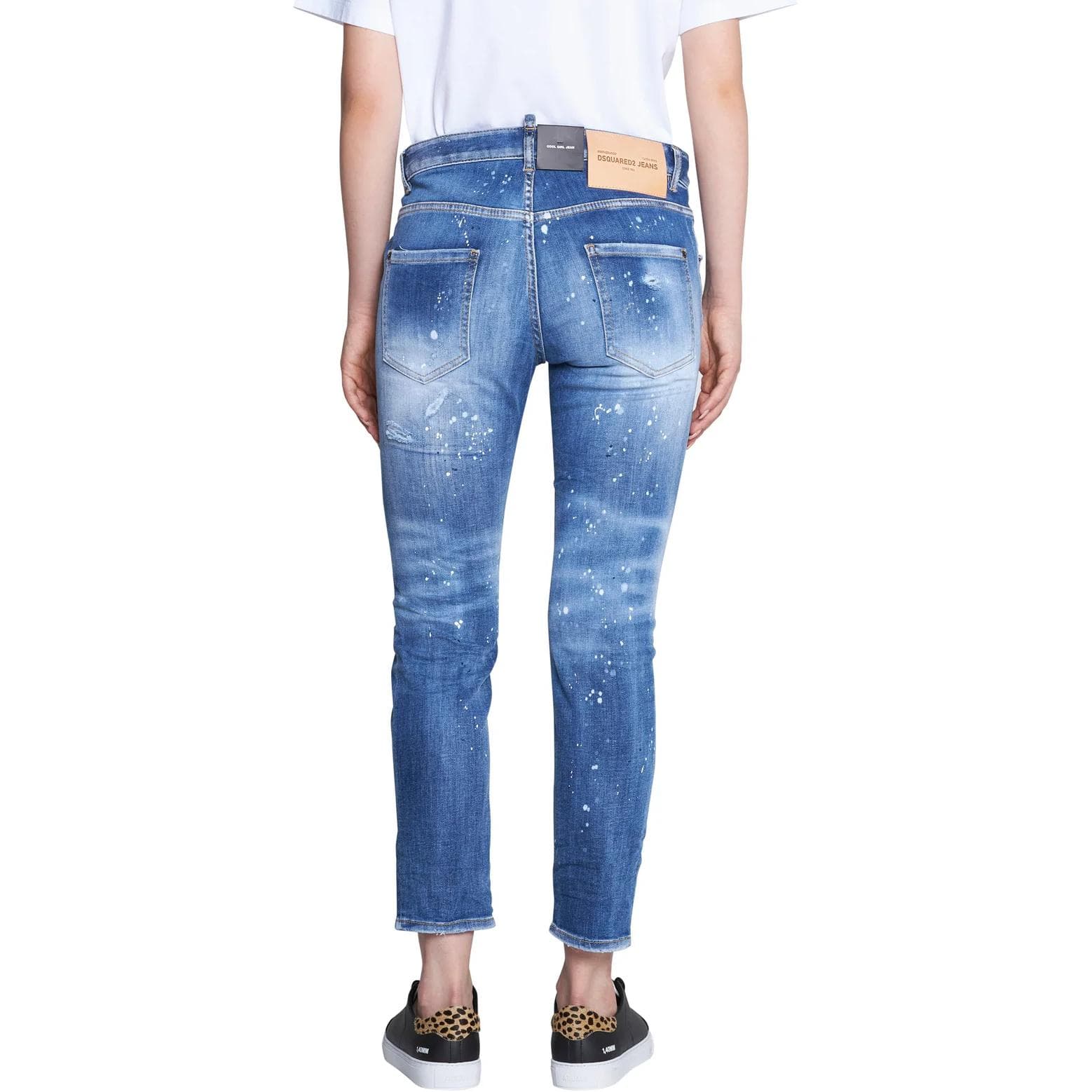 Джинсы DSQUARED 2 Синие Женские Джинсы - изображение 4