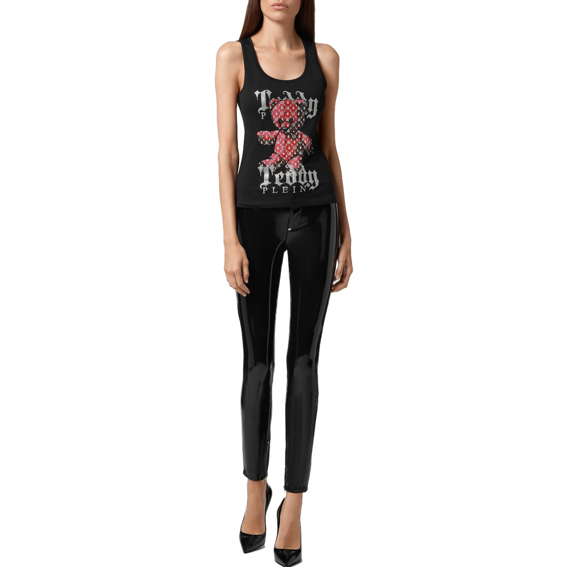 Майка PHILIPP PLEIN Черные Женские Майки - изображение 3