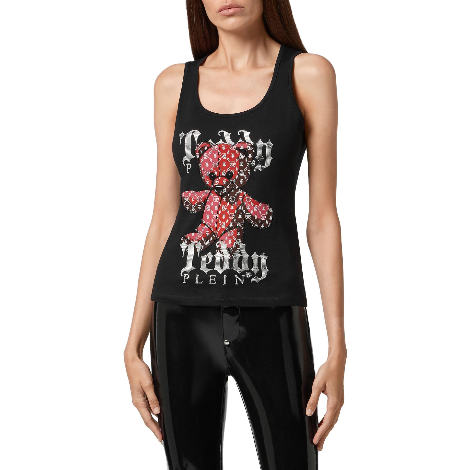Майка PHILIPP PLEIN Черные Женские Майки - изображение 2