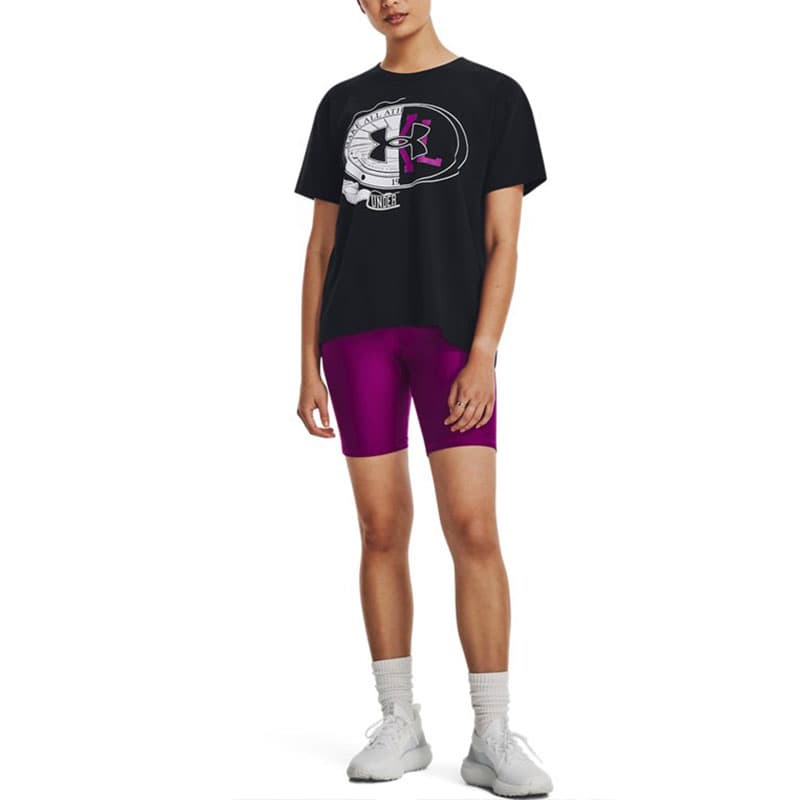 Шорты Under Armour Everywhere Черные Женские Повседневные Шорты - изображение 5
