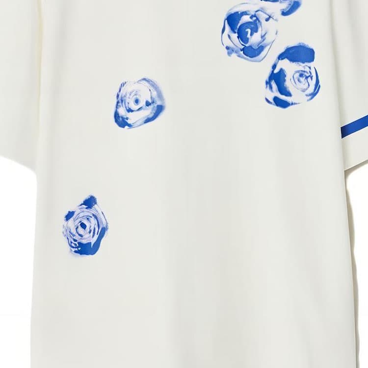 Футболка Burberry Rose Cotton T-shirt T - изображение 6