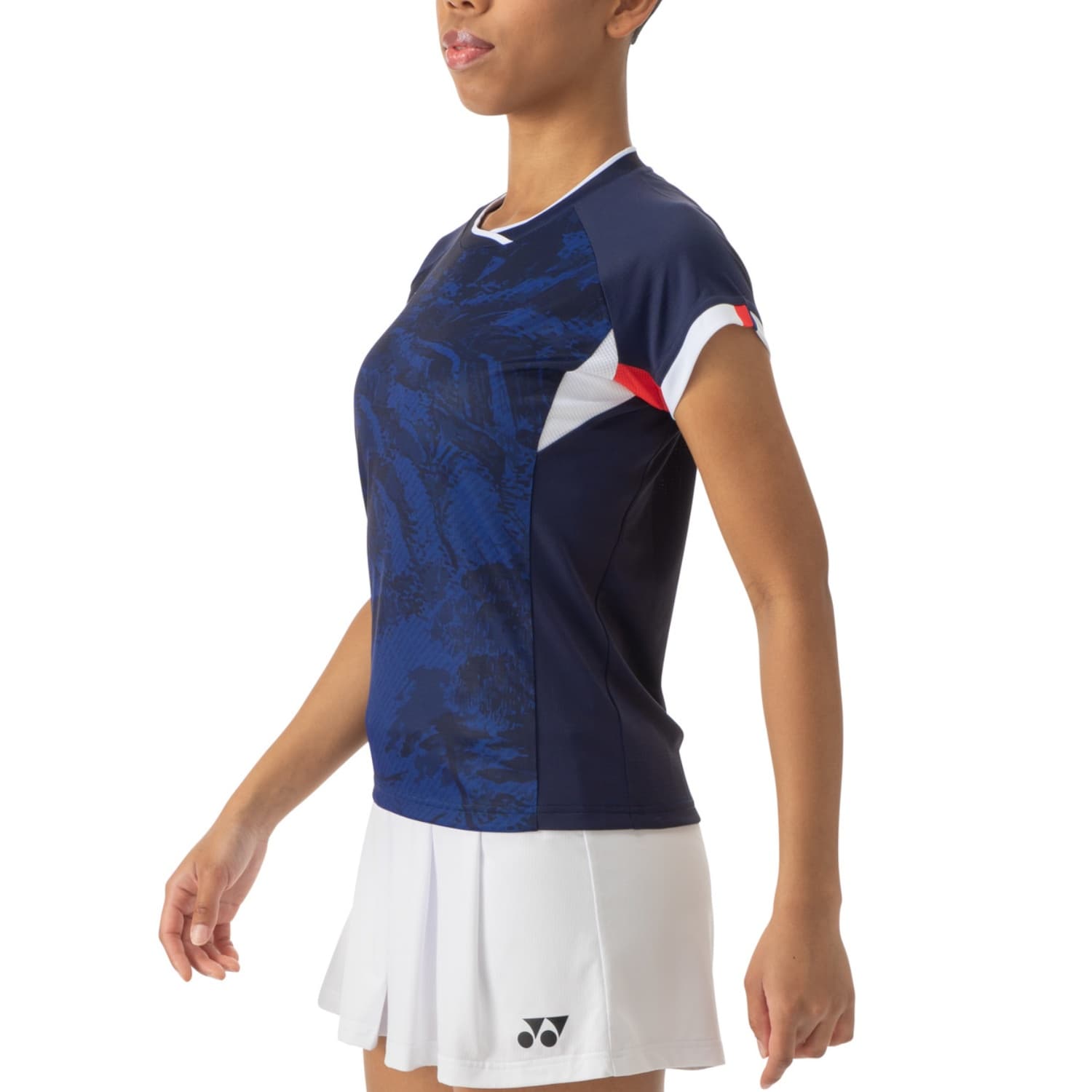 YONEX Badminton Olympic Collection SS24 Падел-бадминтон Джерси Женские Морские - изображение 4