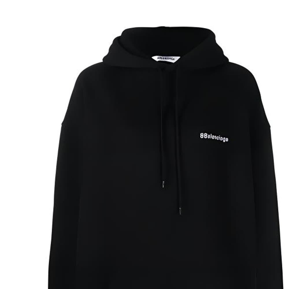 Худи Balenciaga SS21 Hoodie Black - изображение 5