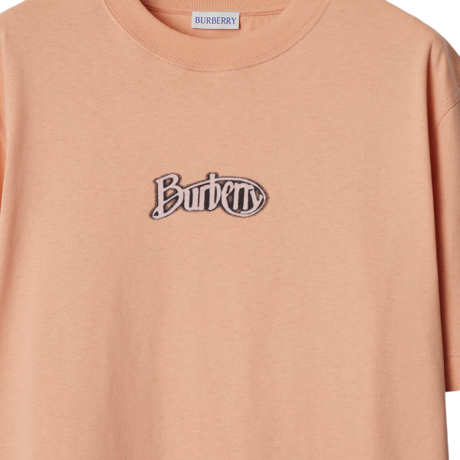 Футболка Burberry T-рубашка женская цветочно-розовая - изображение 5