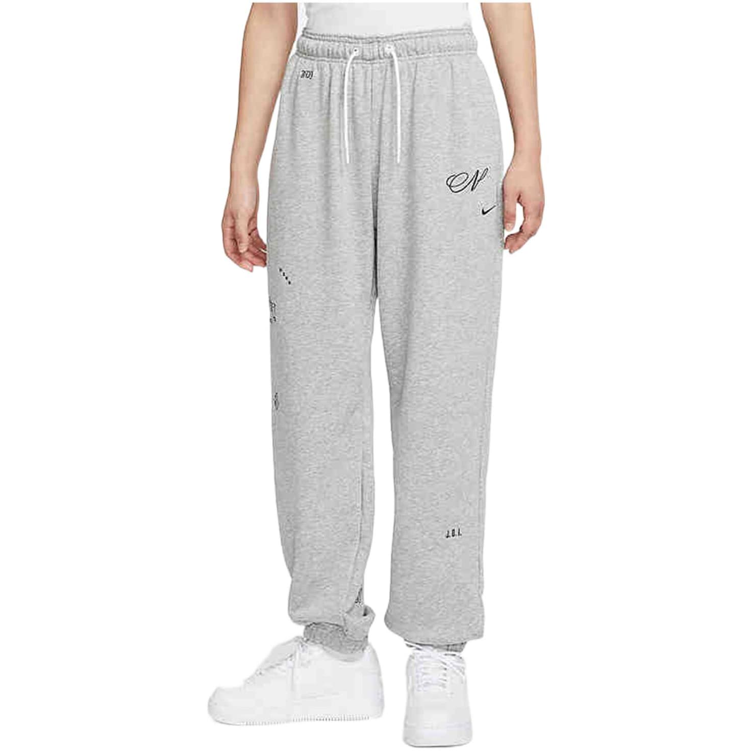 Штаны Nike Logo Waist Tie Knit Joggers Gray - изображение 5