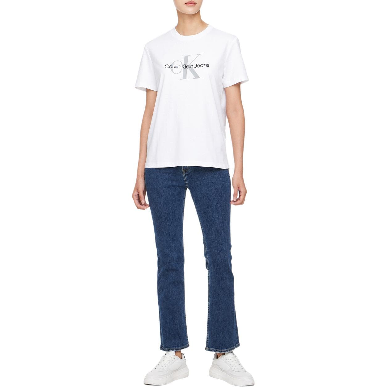 Футболка Calvin Klein T-рубашка женская белая - изображение 3