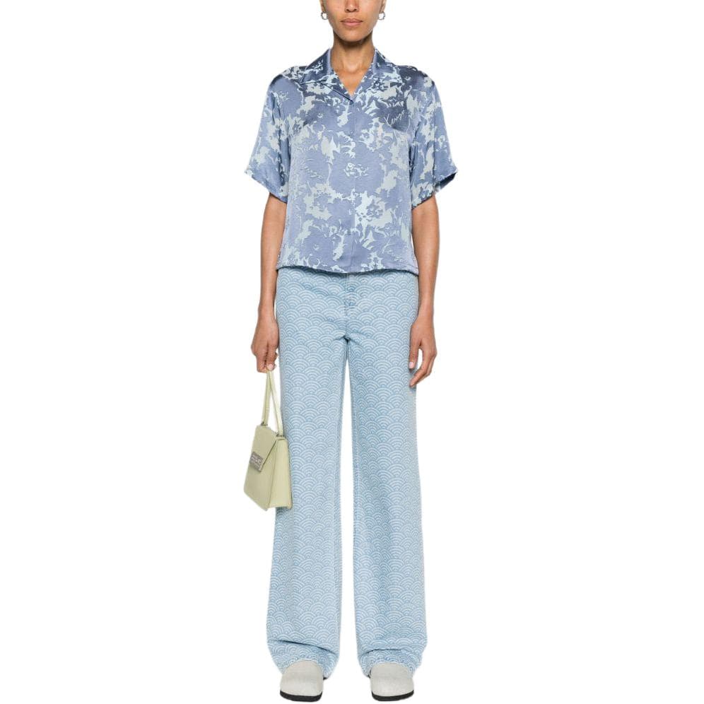 Блузка KENZO SS24 Рубашка Женская Protégé Blue - изображение 2