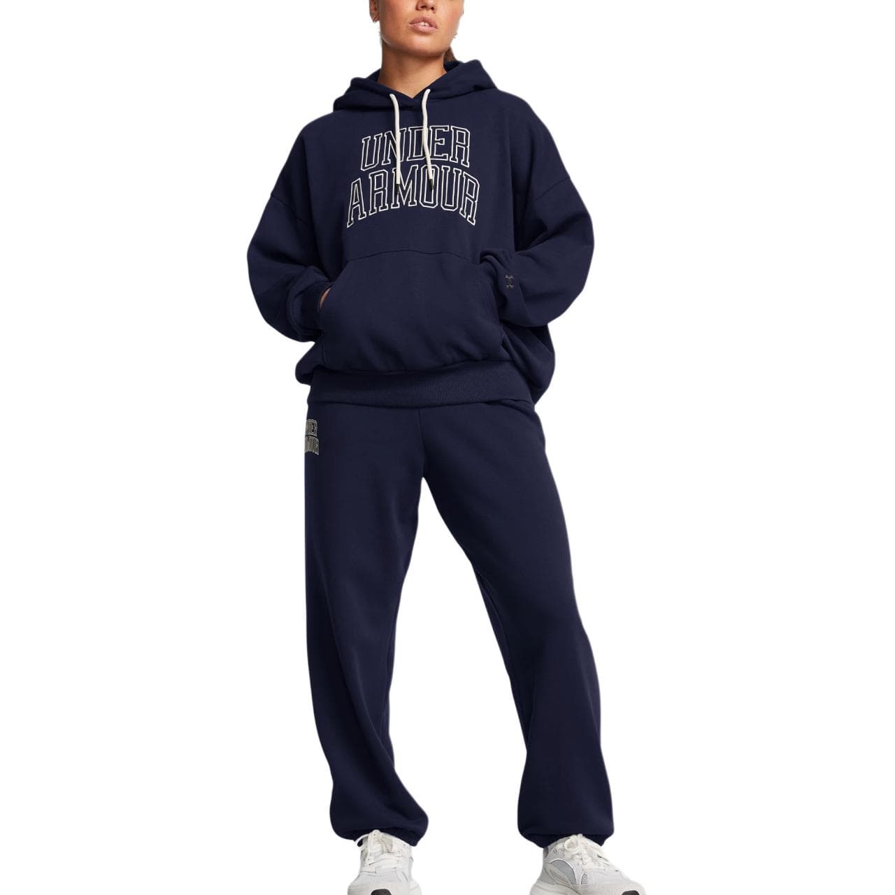 Худи Under Armour Тяжелый Махровый Свободная Толстовка Женское - изображение 3