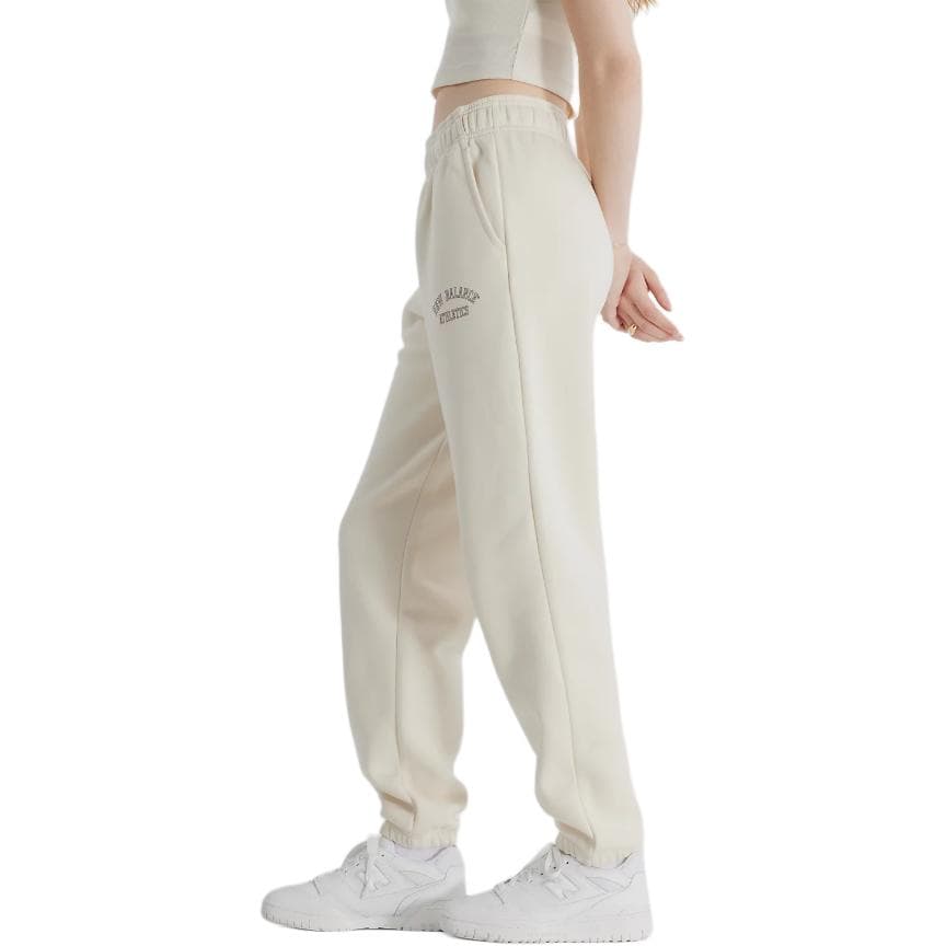 Штаны New Balance Graphic Fleece Jogger Вязаные тренировочные брюки женские льняная ткань - изображение 3