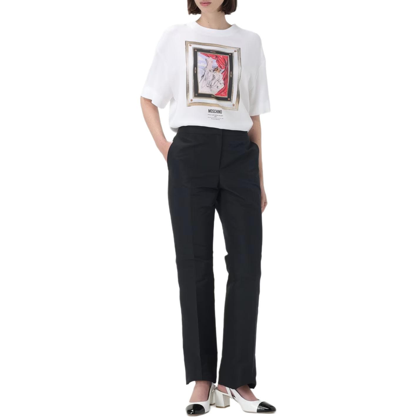 Футболка MOSCHINO Logo T - изображение 4