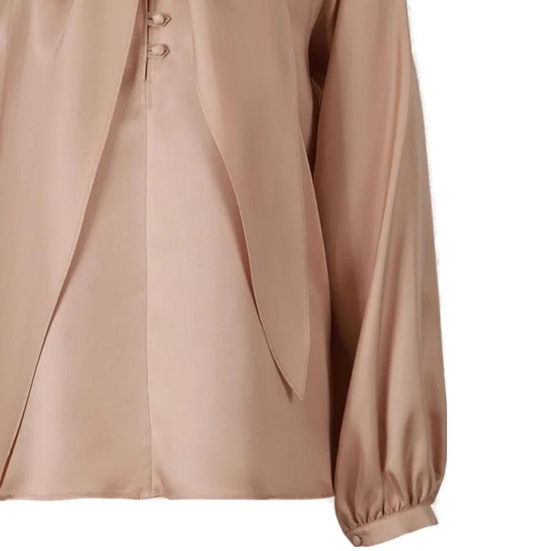 Блузка MaxMara Рубашка Женская Телесно-розовая - изображение 4