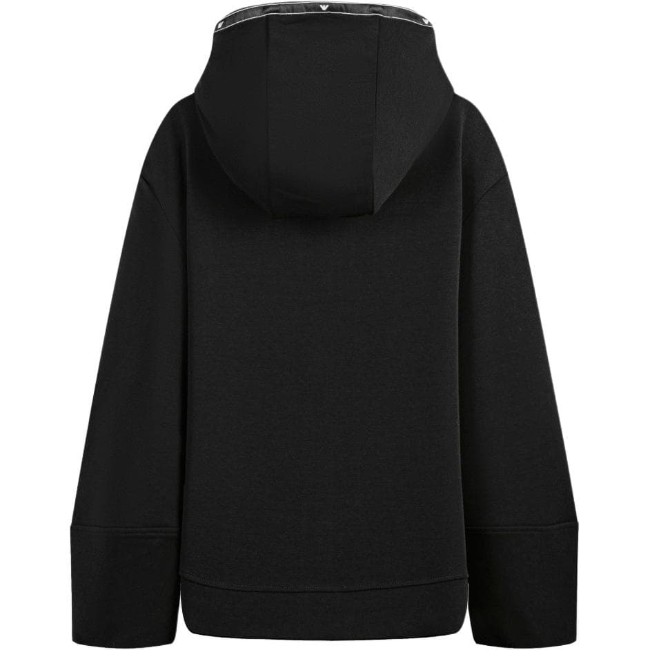 Худи EMPORIO ARMANI FW24 Толстовка Женская Черная - изображение 2