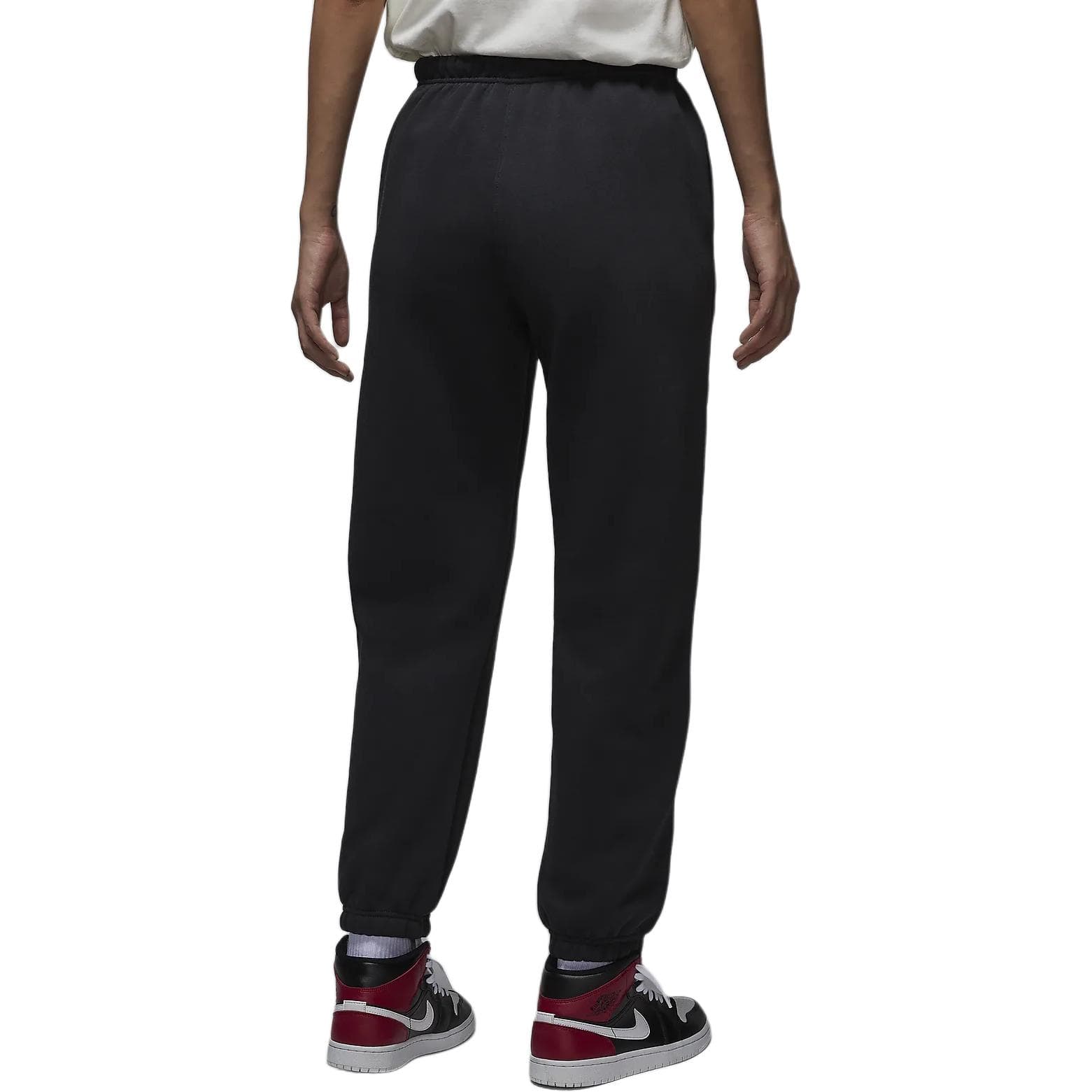 Штаны Jordan Brooklyn Fleece Paris Saint Germain Вязаные Тренировочные Брюки Женские Серый Черный - изображение 5