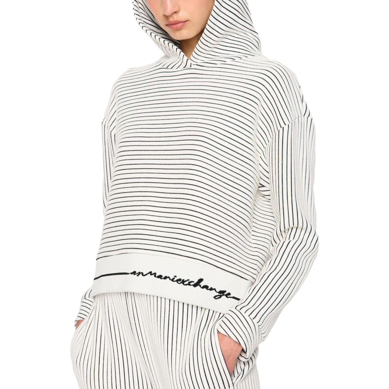 Кофта ARMANI EXCHANGE Heavy Jersey Cotton Hooded Sweatshirt - изображение 4