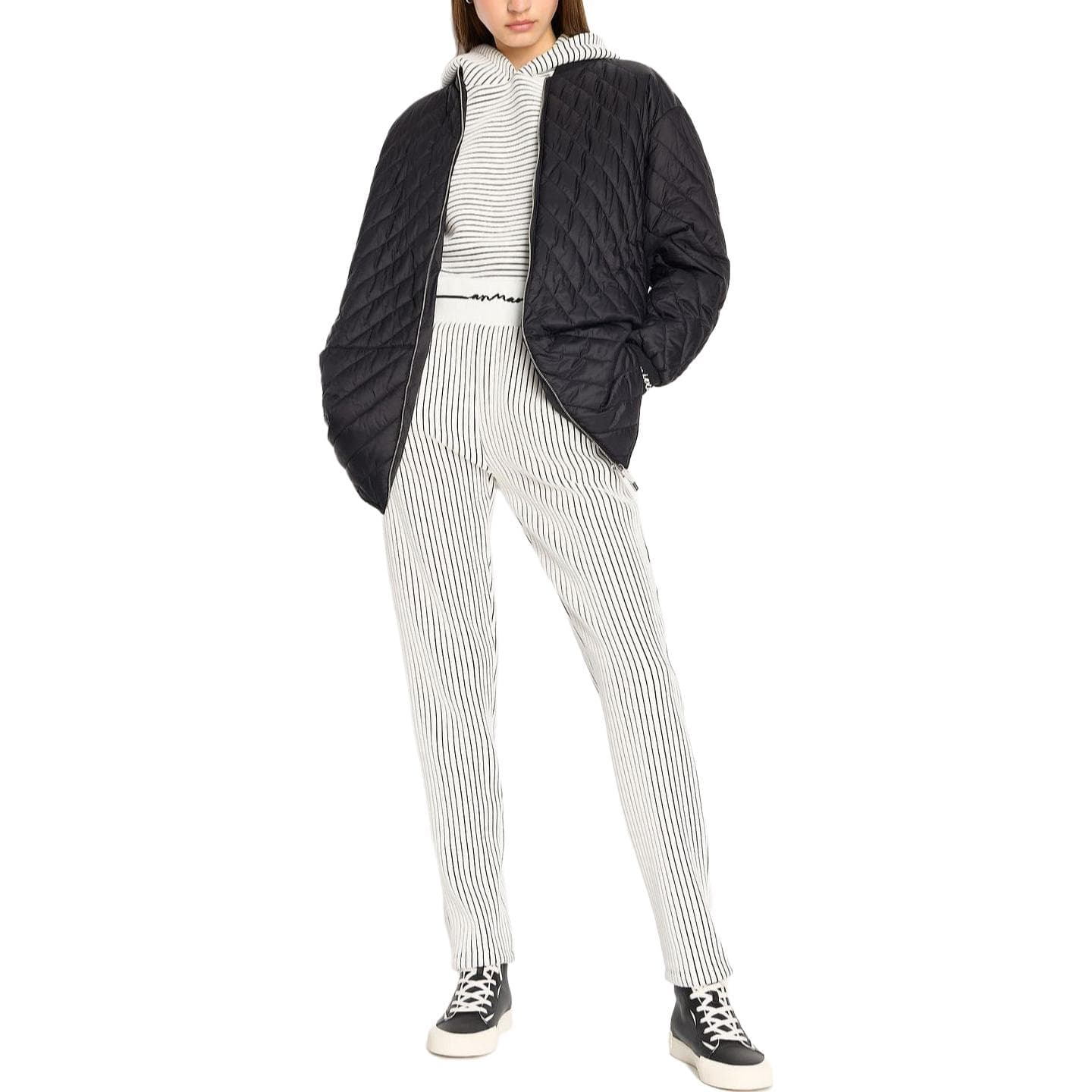 Кофта ARMANI EXCHANGE Heavy Jersey Cotton Hooded Sweatshirt - изображение 3