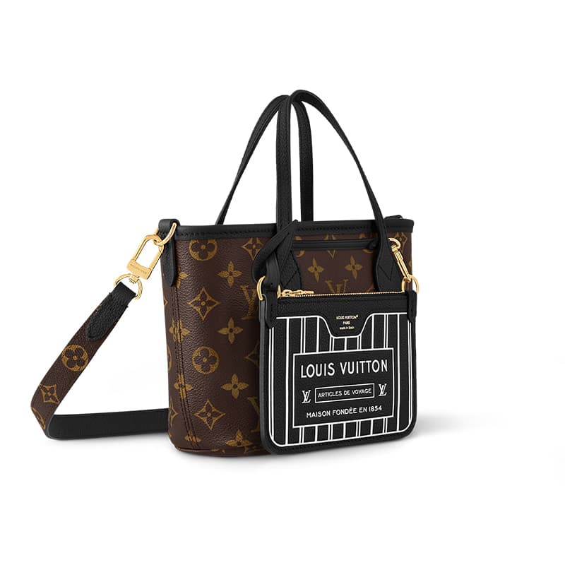 Сумка LOUIS VUITTON NEVERFULLBandoulire INSIDE OUT BB Neverfull - изображение 3