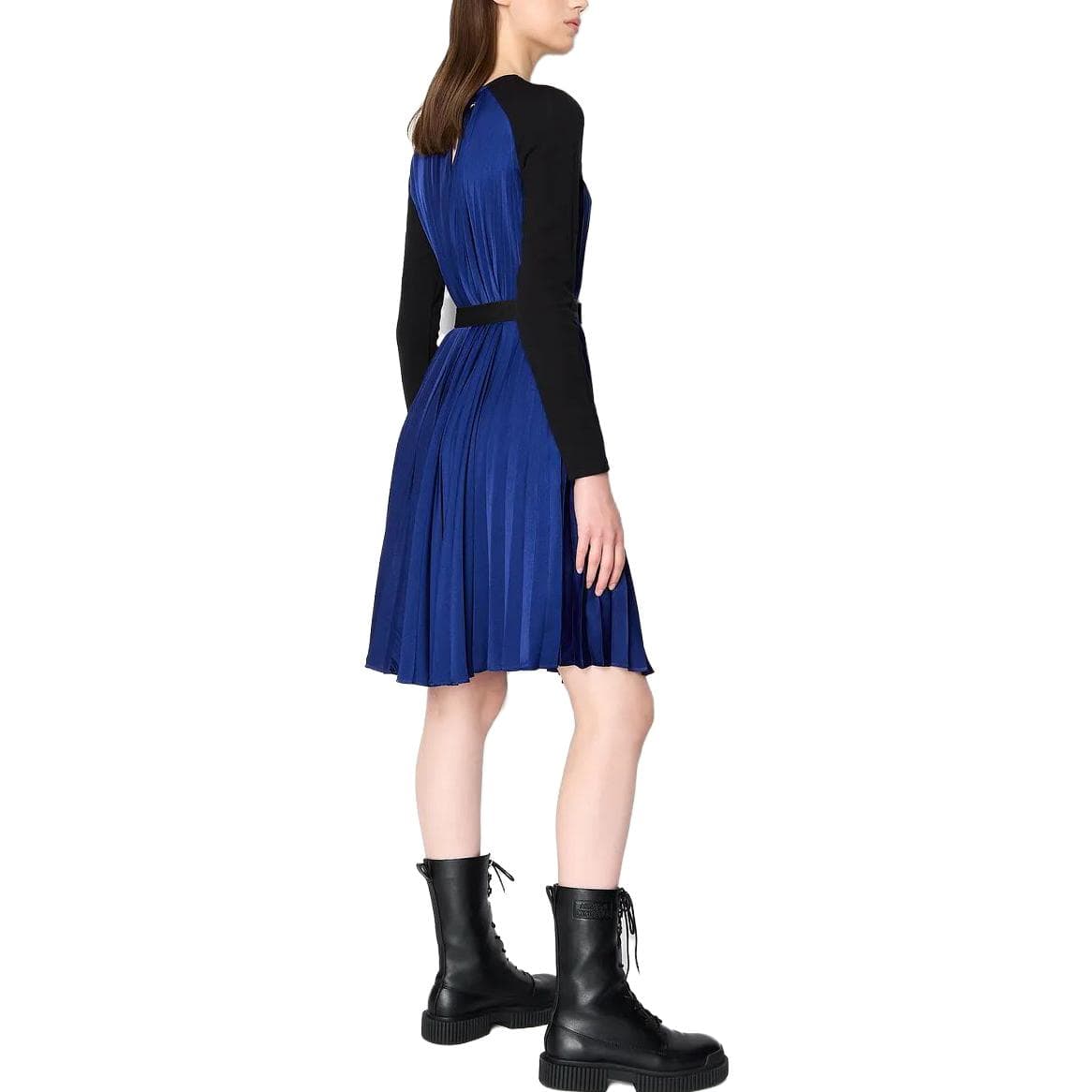 Платье ARMANI EXCHANGEAE FW23 Длинное платье с длинными рукавами для женщин - изображение 4