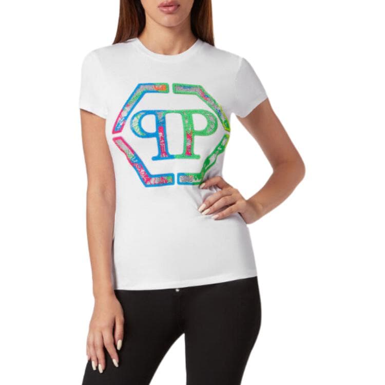 Футболка PHILIPP PLEIN SS24 T-Shirt Sexy Pure LogoT - изображение 3