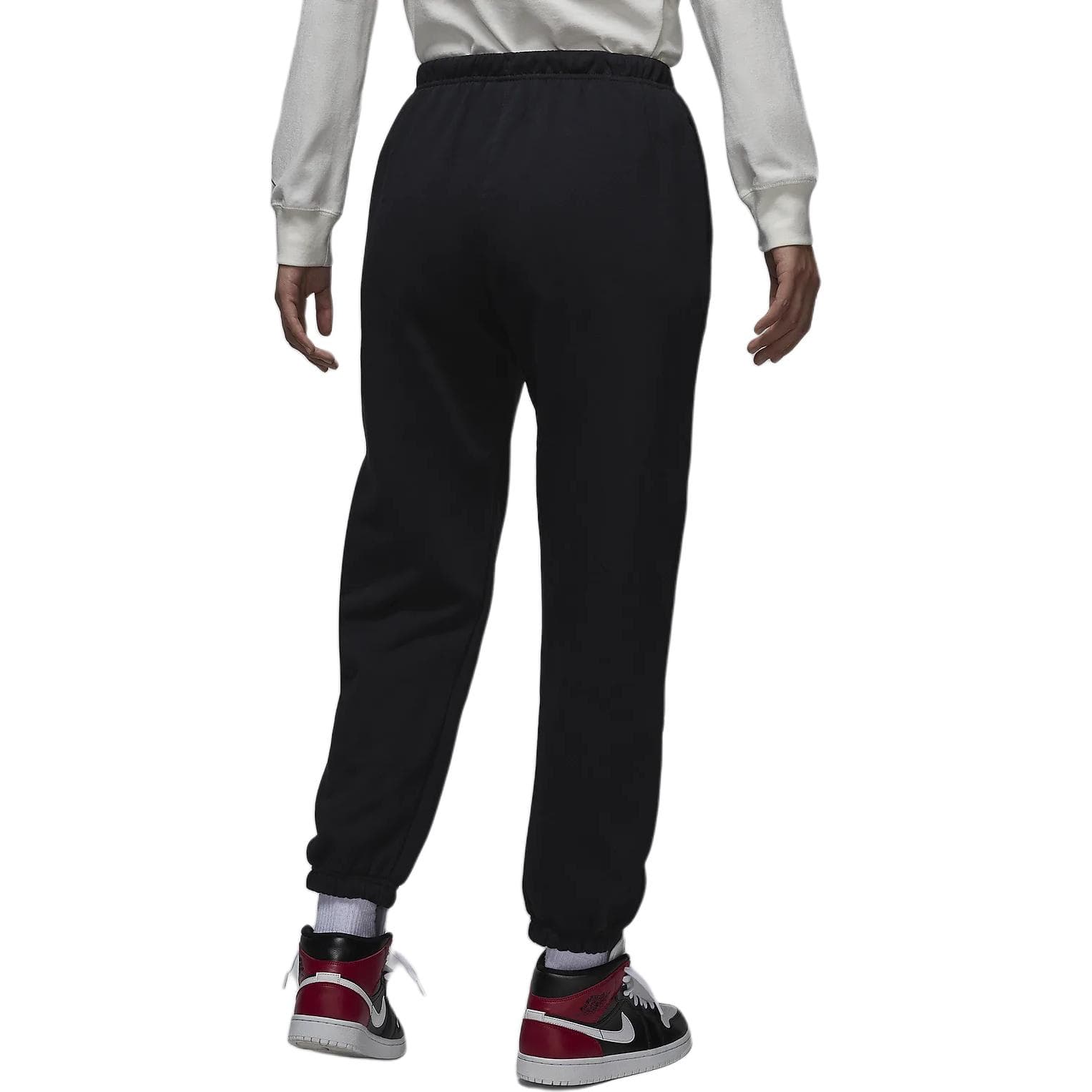 Штаны Jordan Brooklyn Fleece Lined Свободный крой Удобные Вязаные Тренировочные штаны Женские Черные - изображение 2