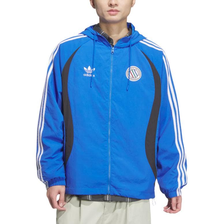 Куртка Adidas Originals Adicolor Куртка Мужская Синяя - изображение 2