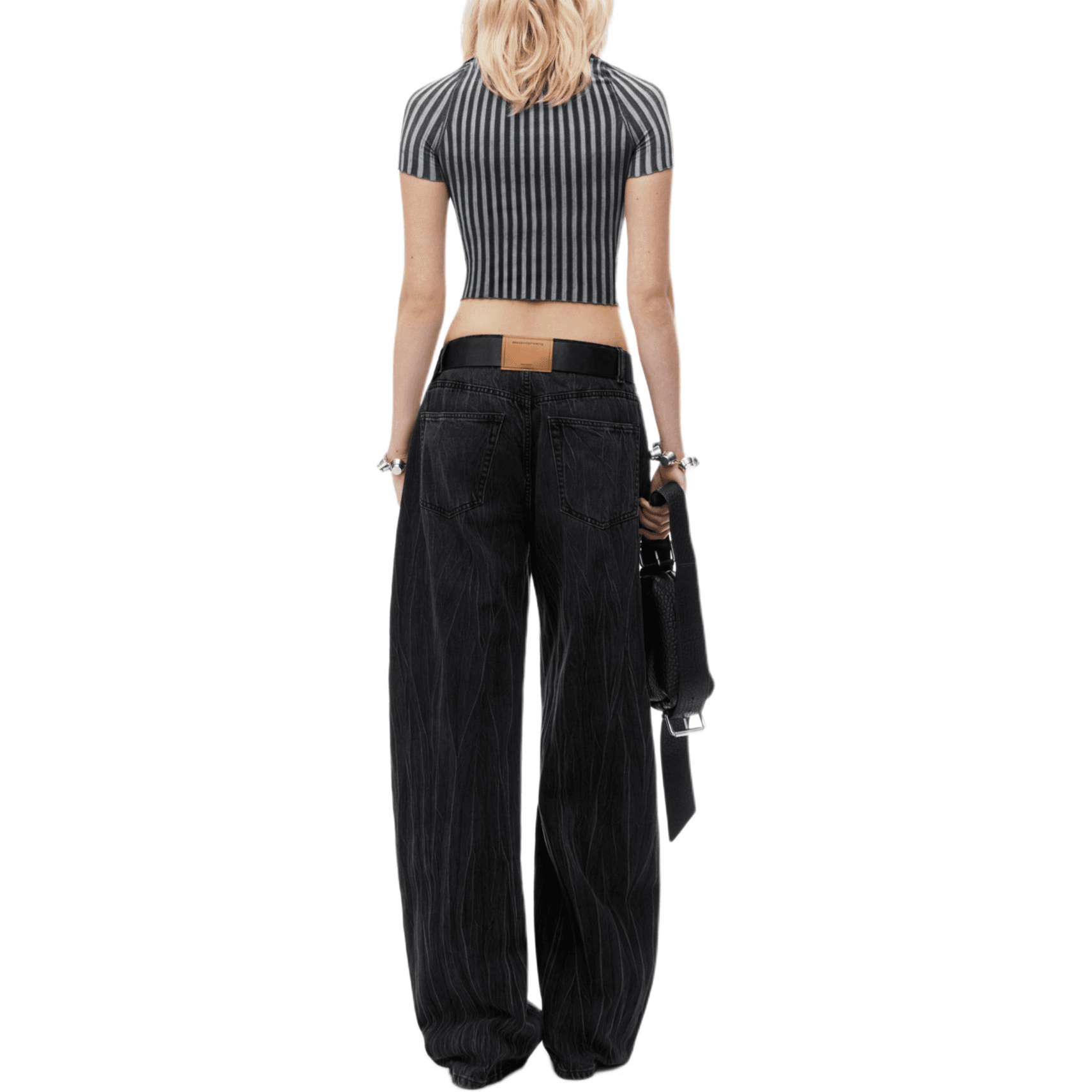 Alexander Wang FW24 Ribbed Knit Polo - изображение 4