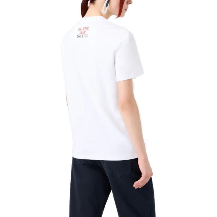 Футболка EMPORIO ARMANI EA7 T Рубашка Женская Розовая - изображение 4