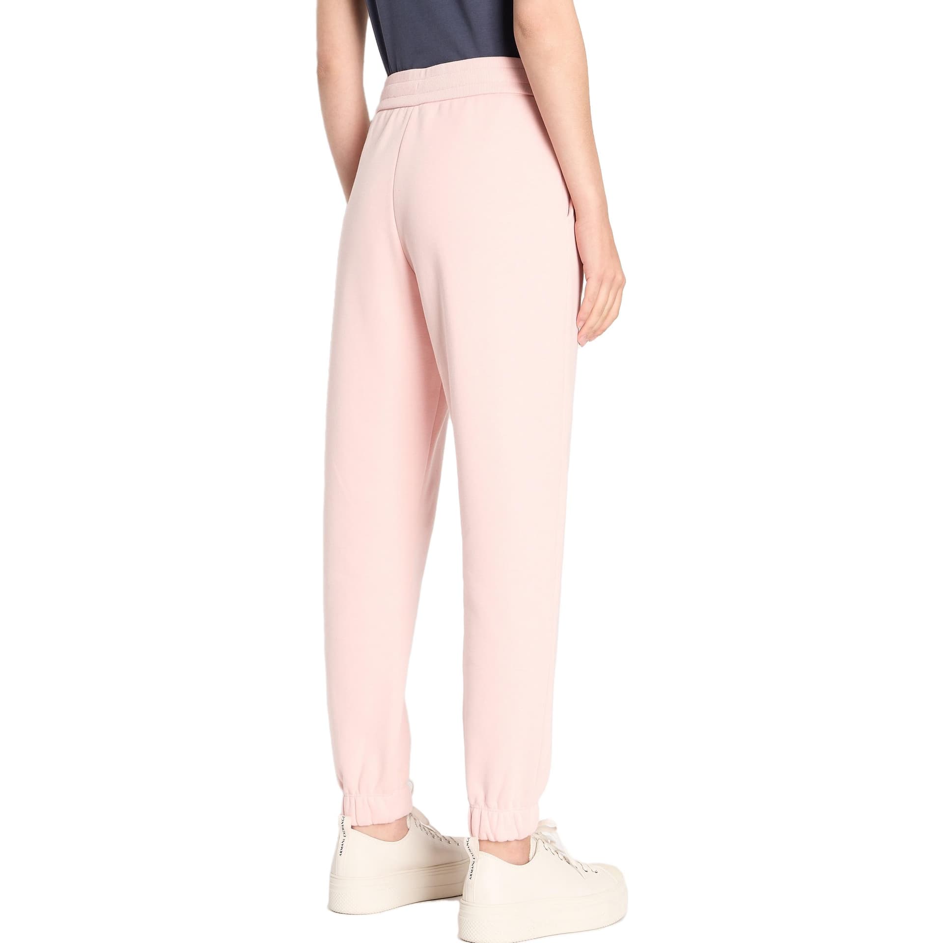 Штаны ARMANI EXCHANGE Светло-розовые Женские Повседневные Брюки - изображение 2