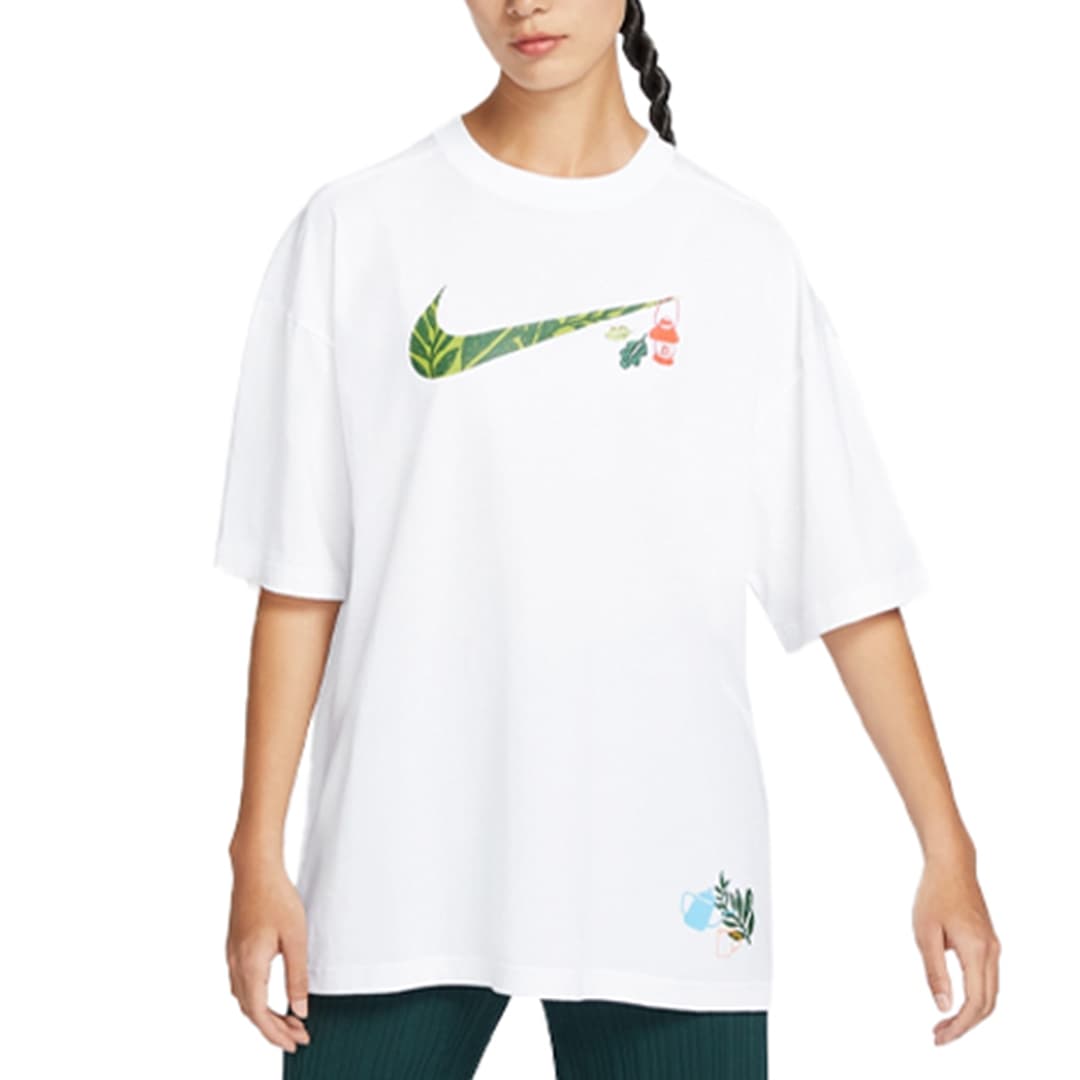 Футболка Nike Sportswear Swoosh White - изображение 3
