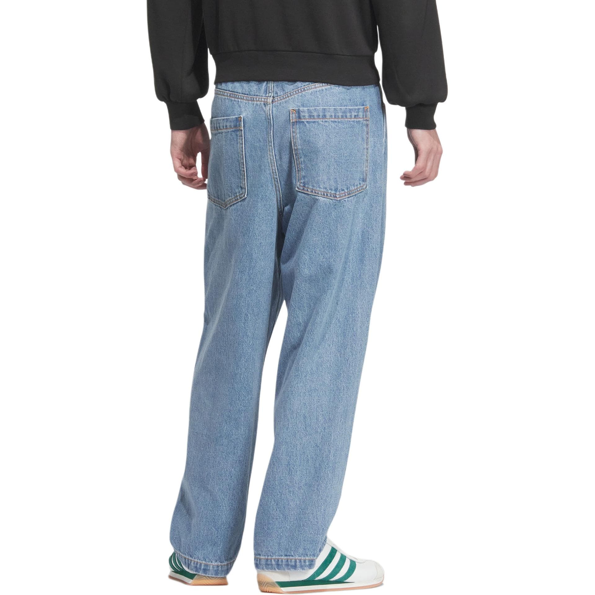 Штаны Adidas Originals Skate Джинсы Мужские Синие - изображение 4
