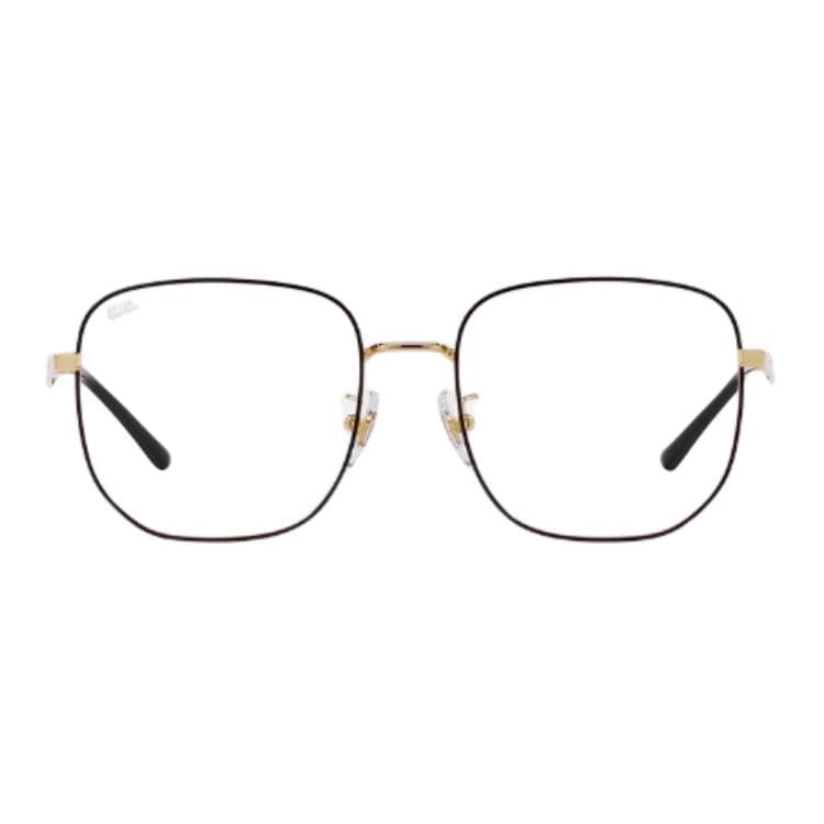 Оправа RayBan Металлические квадратные оправы для очков унисекс черные - изображение 1