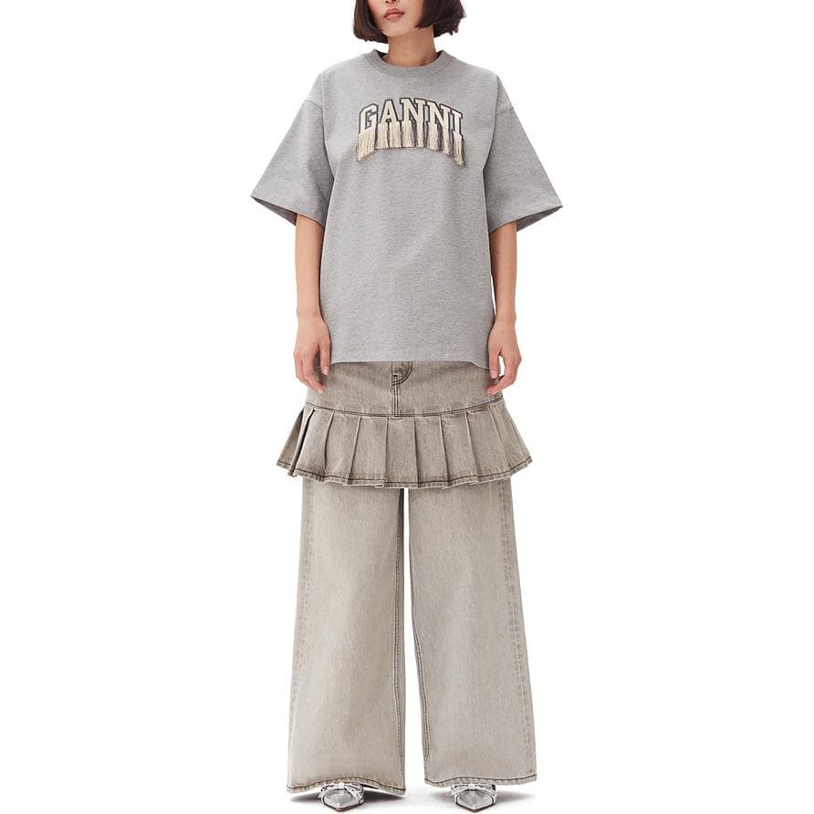 Футболка GANNI FW24 logo T - изображение 2
