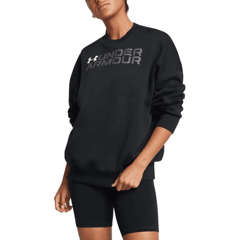 Худи Under Armour Rival Толстовка Женское Черное - изображение 4