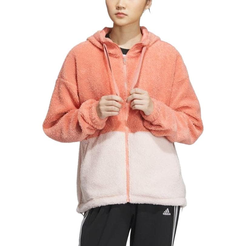 Adidas Апельсин Женские Бархатные Куртки - изображение 2