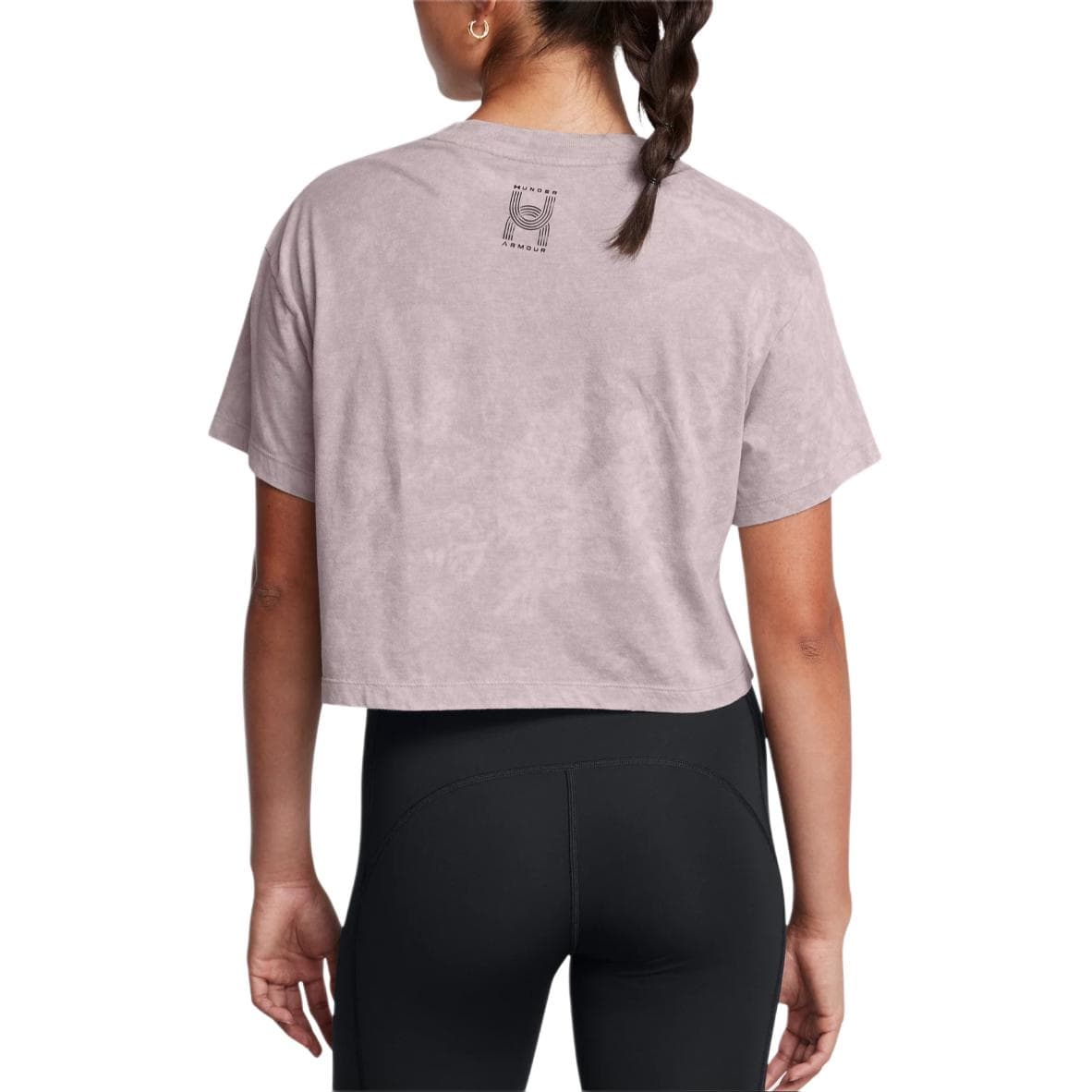 Футболка Under Armour ANYWHERE Т-рубашка с рукавом-килькой женская фиолетовая - изображение 4