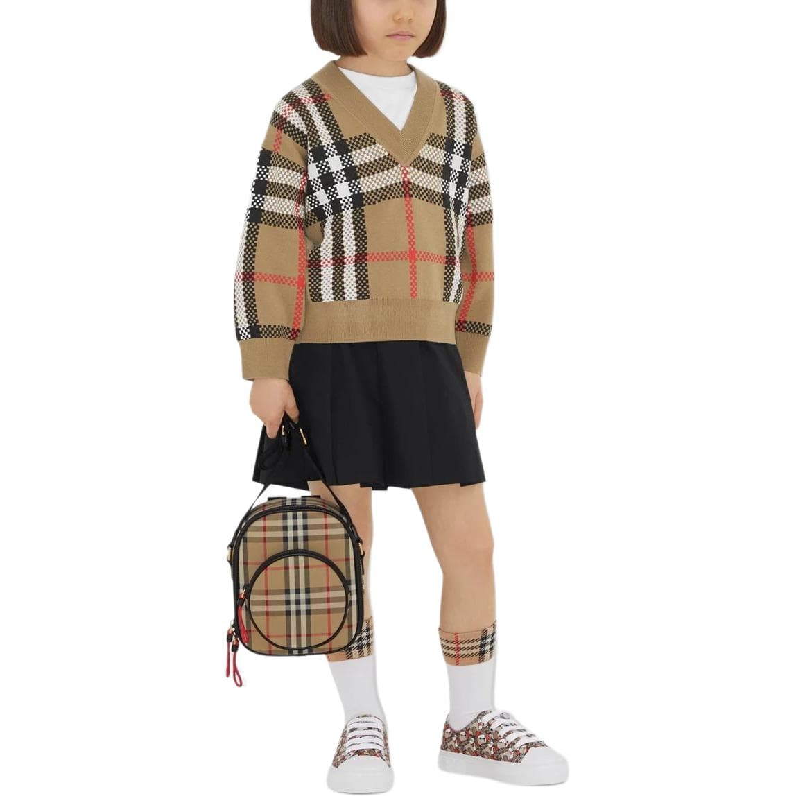 Burberry Черные Юбки для Девочек - изображение 3