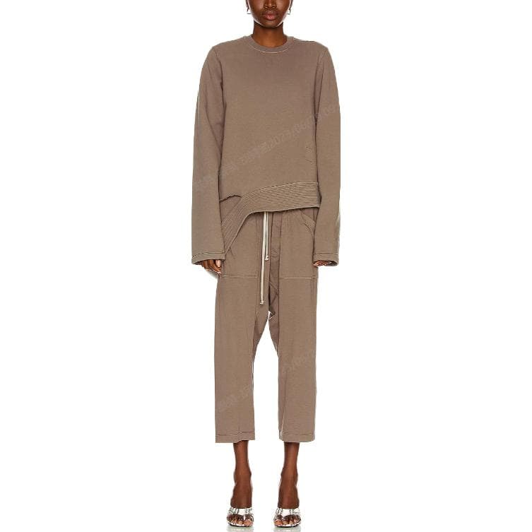 Штаны Rick Owens DRKSHDW Песочный Женские Повседневные Брюки - изображение 2